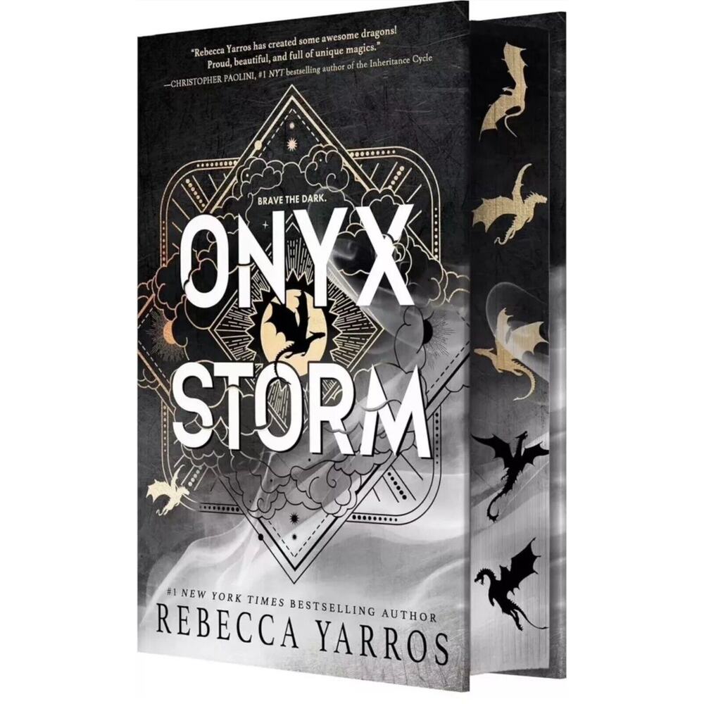 Onyx Storm - Deluxe Limited Edition - Rebecca Yarros 2025, In Hand Ready To Ship